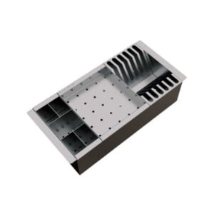 Cesta Escurridor 3 módulos 423×200 para Piletas de Cocina